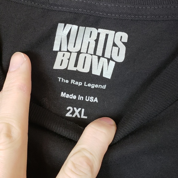 King of Rap Kurtis Blow 85 Hip Hop 2XL Shirt - Picture 3 of 4